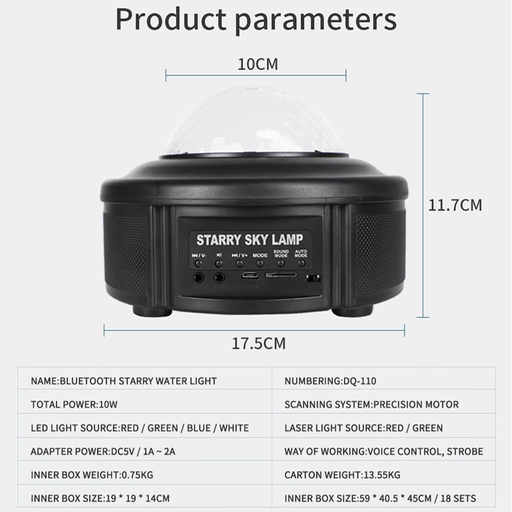 Night Light Bluetooth Speaker Sky Projector