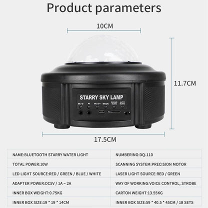 Night Light Bluetooth Speaker Sky Projector