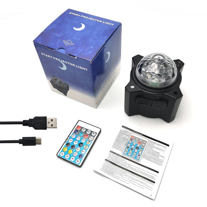 LED Music Night Light Star Projector