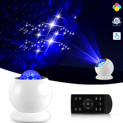 LED Water Wave Star Galaxy Projector