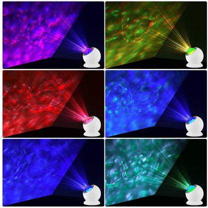 LED Water Wave Star Galaxy Projector