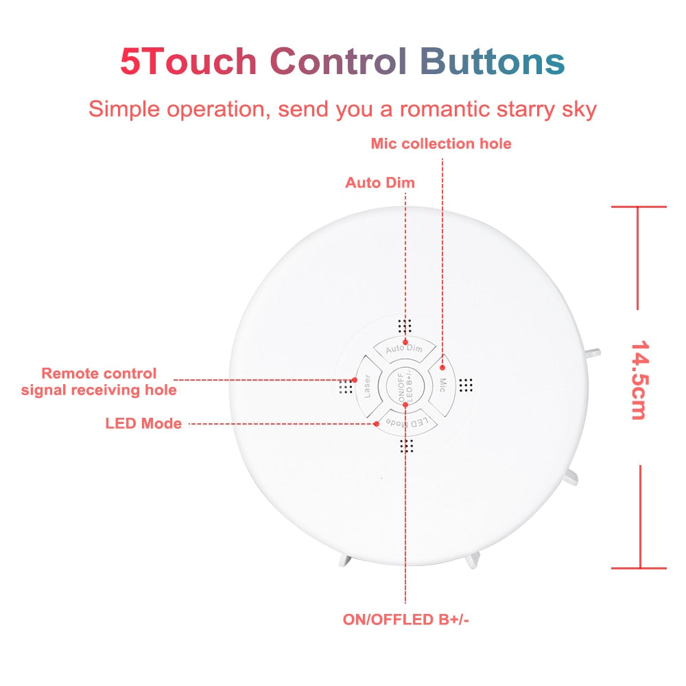 LED Starry Star Sky Projector