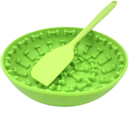 Silicone Dog Slow Feeding Bowl