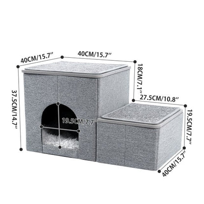 2 In 1 Pet Dog Stairs Steps