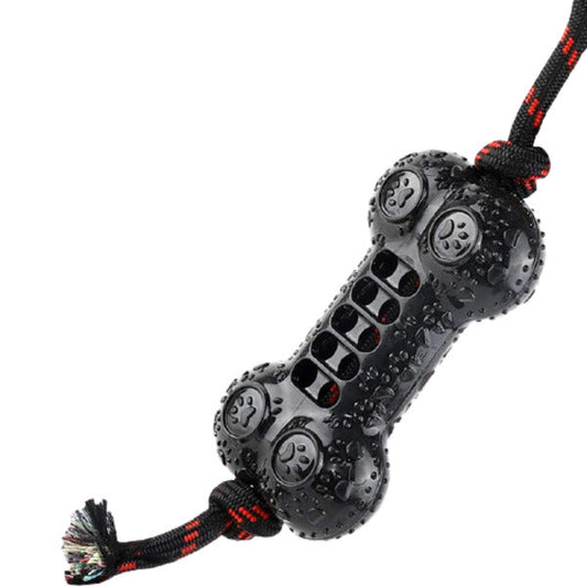 Squeaky Rubber Fun Dog Bone Toy