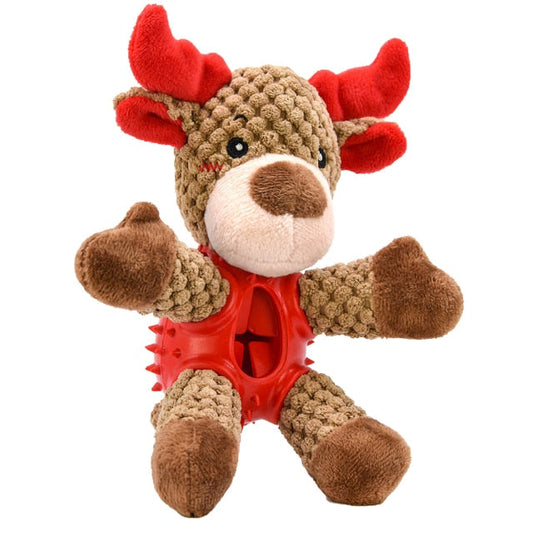 Squeaky Elk Pet Chewy Toys