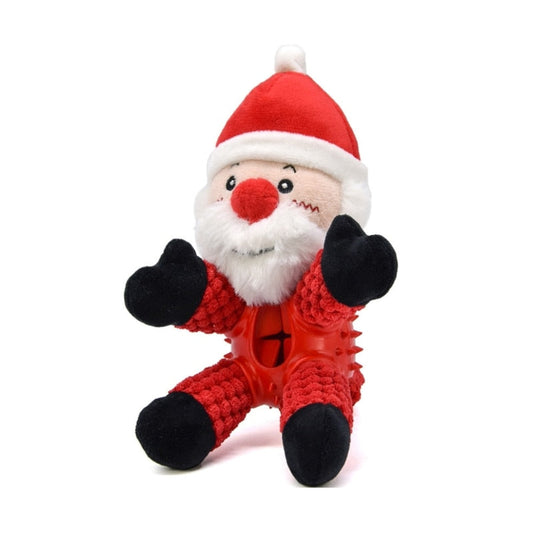 Squeaky Santa Claus Dog Plush Toys