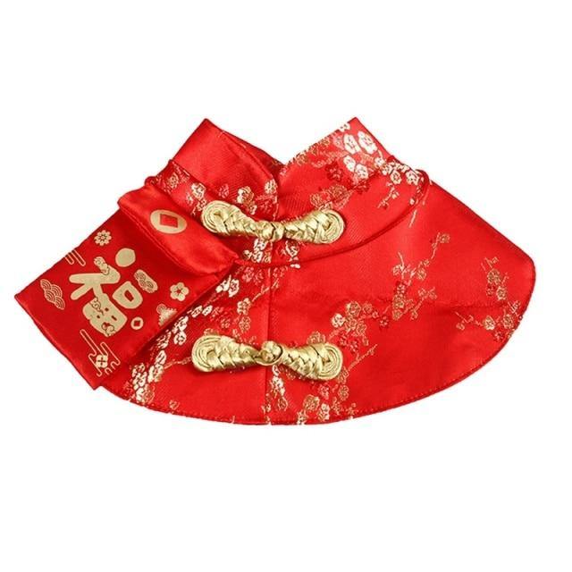 Tang Dynasty Pet New Year Cloak Clothes - Bark ‘n’ Paws
