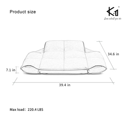 Premium Leather Cozy Dog Beds - Bark ‘n’ Paws