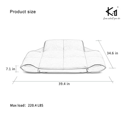 Premium Luxury Leather Pet Bed - Bark ‘n’ Paws