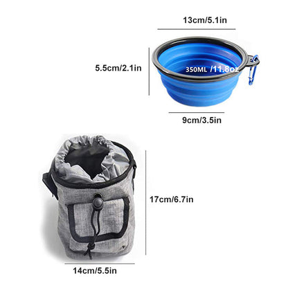 2 In 1 Dog Training Treat Bag
