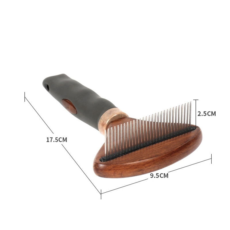 Professional Dog Grooming Wood Brush