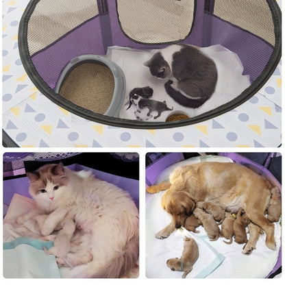Foldable Breathable Pet Playpen