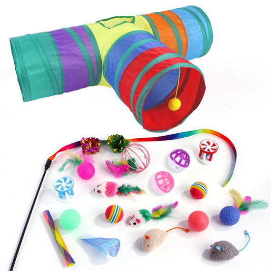 21Pcs Set Pet Cat Toys