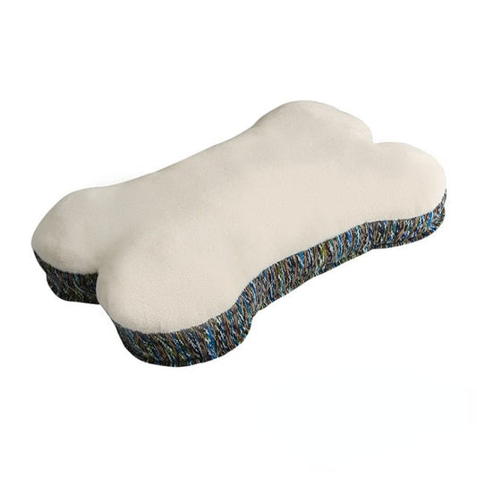 Fluffy Soft Dog Bone Shape Dog Bed