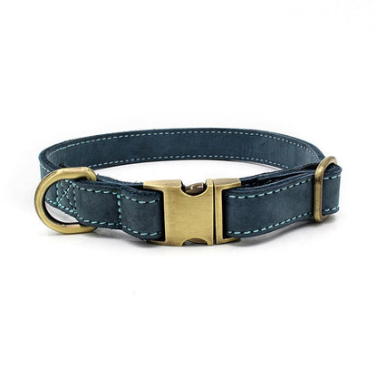 Genuine Leather Martingale Dog Collar
