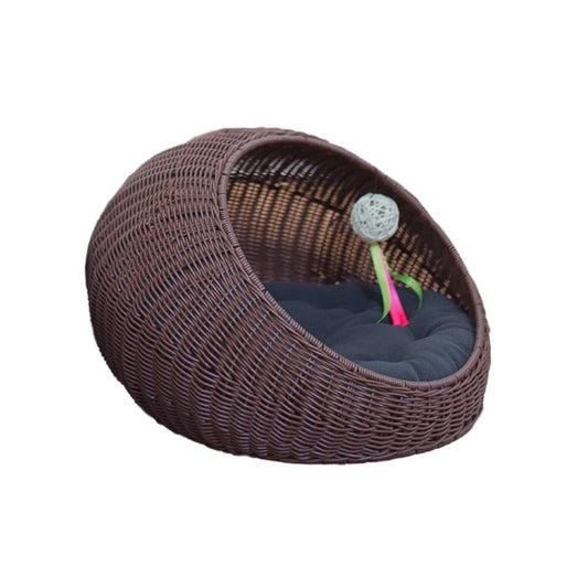Forest Themed Handmade Rattan Pet Nest