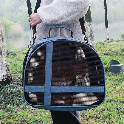 Ventilated Mesh Windows Pet Carrier