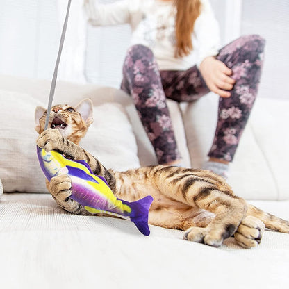 Interactive Floppy Fish Cat Toys