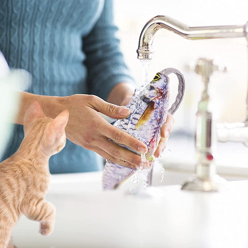 Interactive Floppy Fish Cat Toys
