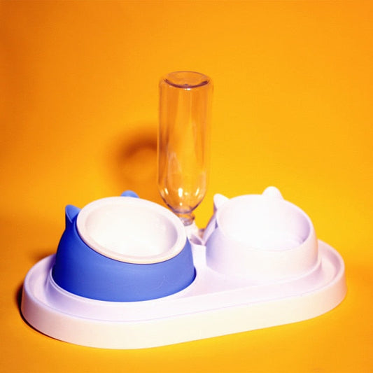 Pet Stainless Steel Double Bowl