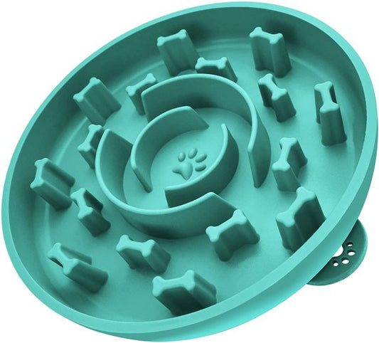 Anti Choke Dog Travel Slow Feeder Bowl