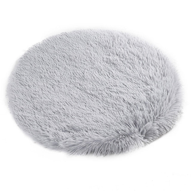 Super Soft Round Plush Dog Mat