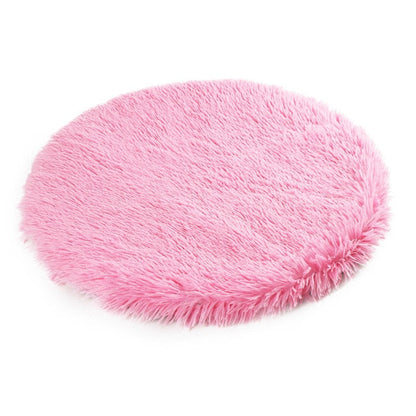 Super Soft Round Plush Dog Mat