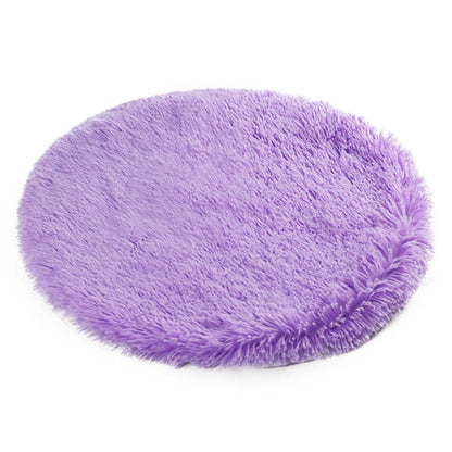 Super Soft Round Plush Dog Mat
