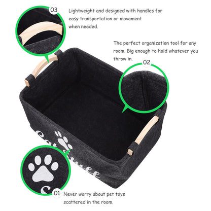 Dog Toys Storage Organizer