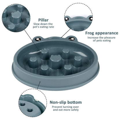 Anti Gulping Dog Slow Feeder Bowl