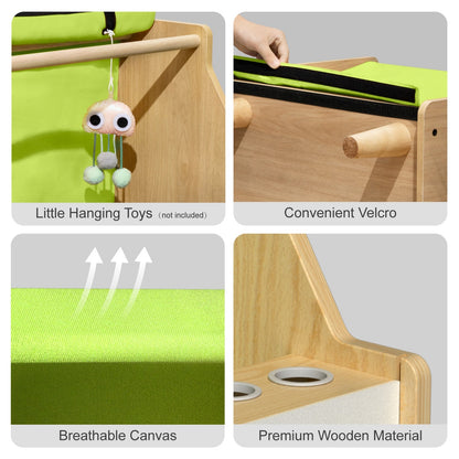 Wooden Game Machine Style Cat House