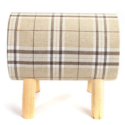 Winter Cat Wooden Cylinder House