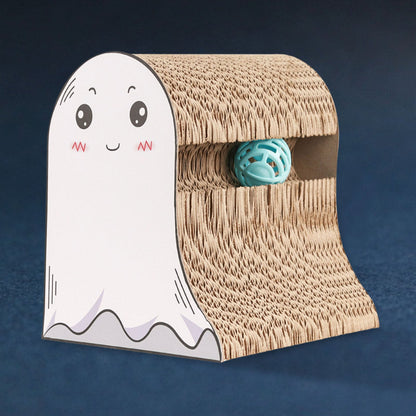Interactive Corrugated Paper Cat Scratcher