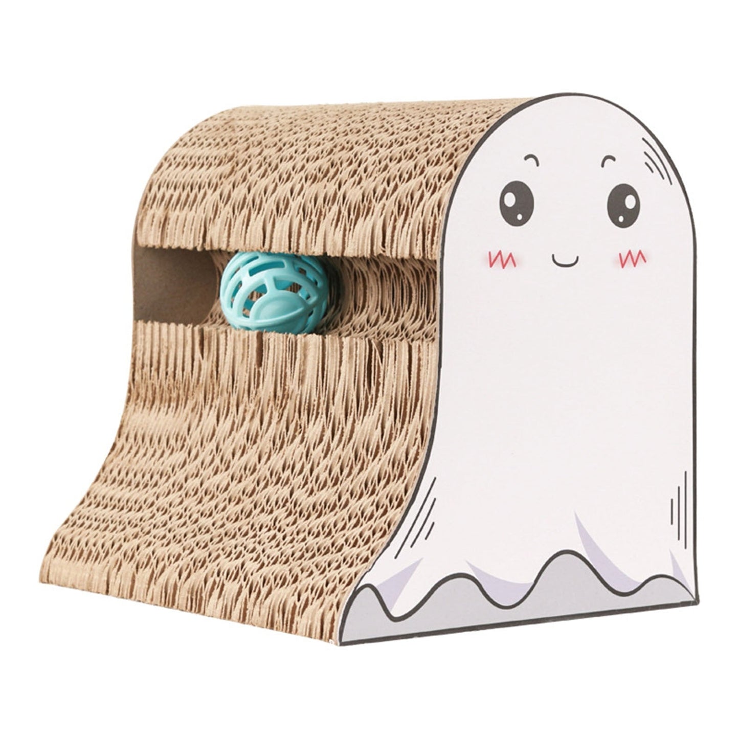 Interactive Corrugated Paper Cat Scratcher