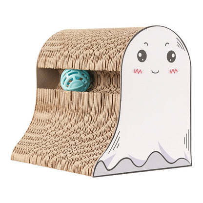 Interactive Corrugated Paper Cat Scratcher