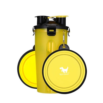Portable 2 In 1 Travel Dog Water Bottle