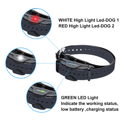 Premium 2000m Dog Hunting Long Range Training Collar