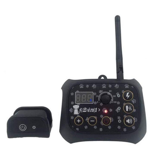 Wireless Fence 2 in 1 Dog Outdoor Training Collar