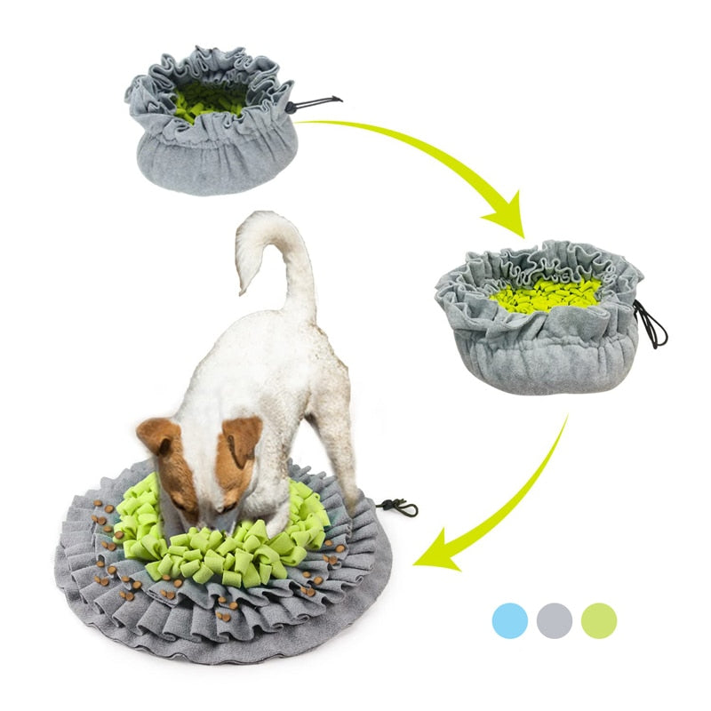 Anxiety Relief Foldable Dog Snuffle Mat
