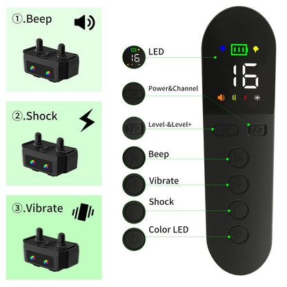 Premium 800M Rechargeable Dog Training Collar