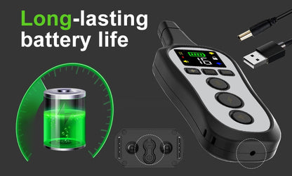 Premium 800M Voice Mode Dog Training Collar