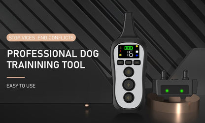 Premium 800M Voice Mode Dog Training Collar