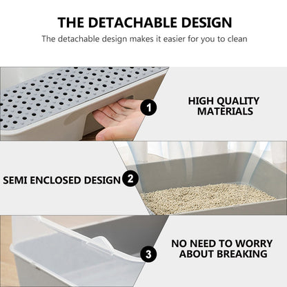 Anti Splashing Cat Litter Box