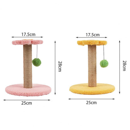 Cute Cats Scratching Post