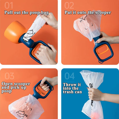 Portable Dog Poop Waste Scooper