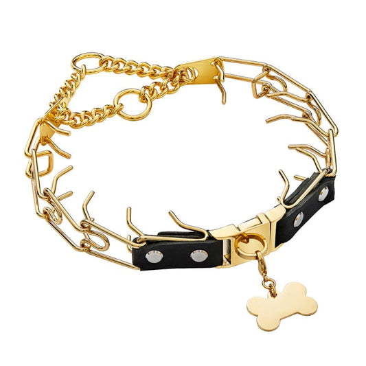 Adjustable Stainless Steel Prong Dog Collar