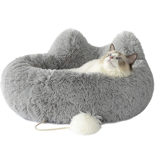 Fluffy Warm Anti Anxiety Pet Bed
