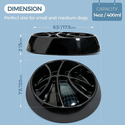 Interactive Slow Feeding Dog Bowl