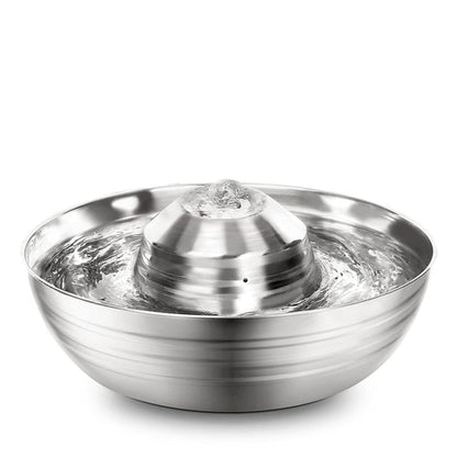 2L Quiet Stainless Steel Pet Drinking Fountain